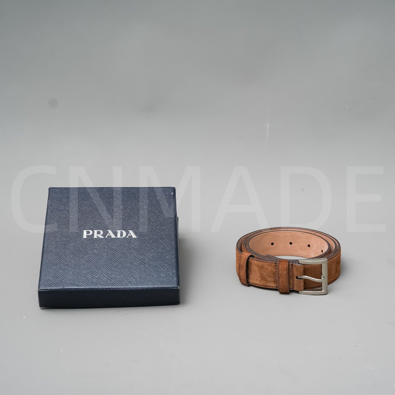 prada leather belt