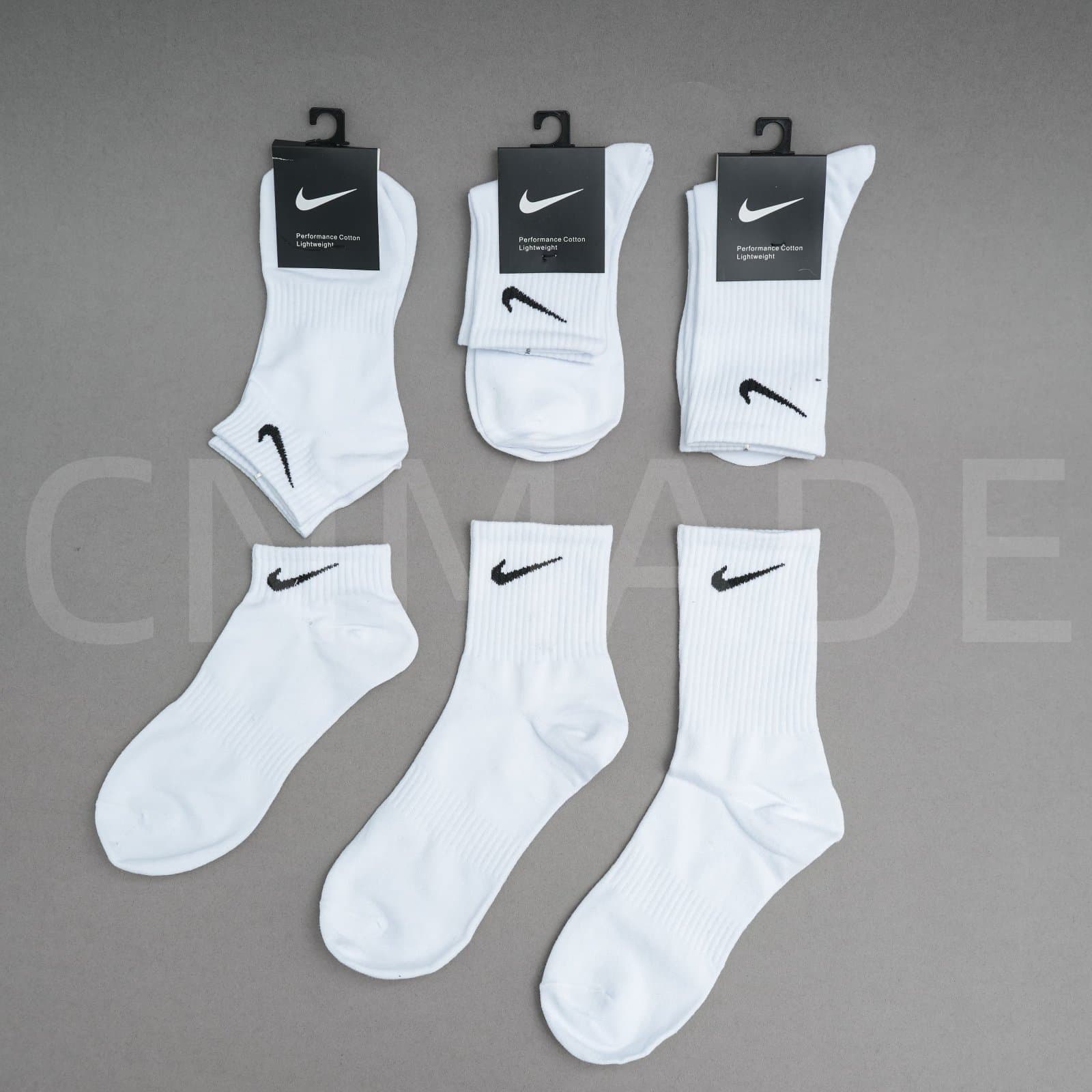 NIKE SOCKS DIFFERENT COLORS - 5 PCS