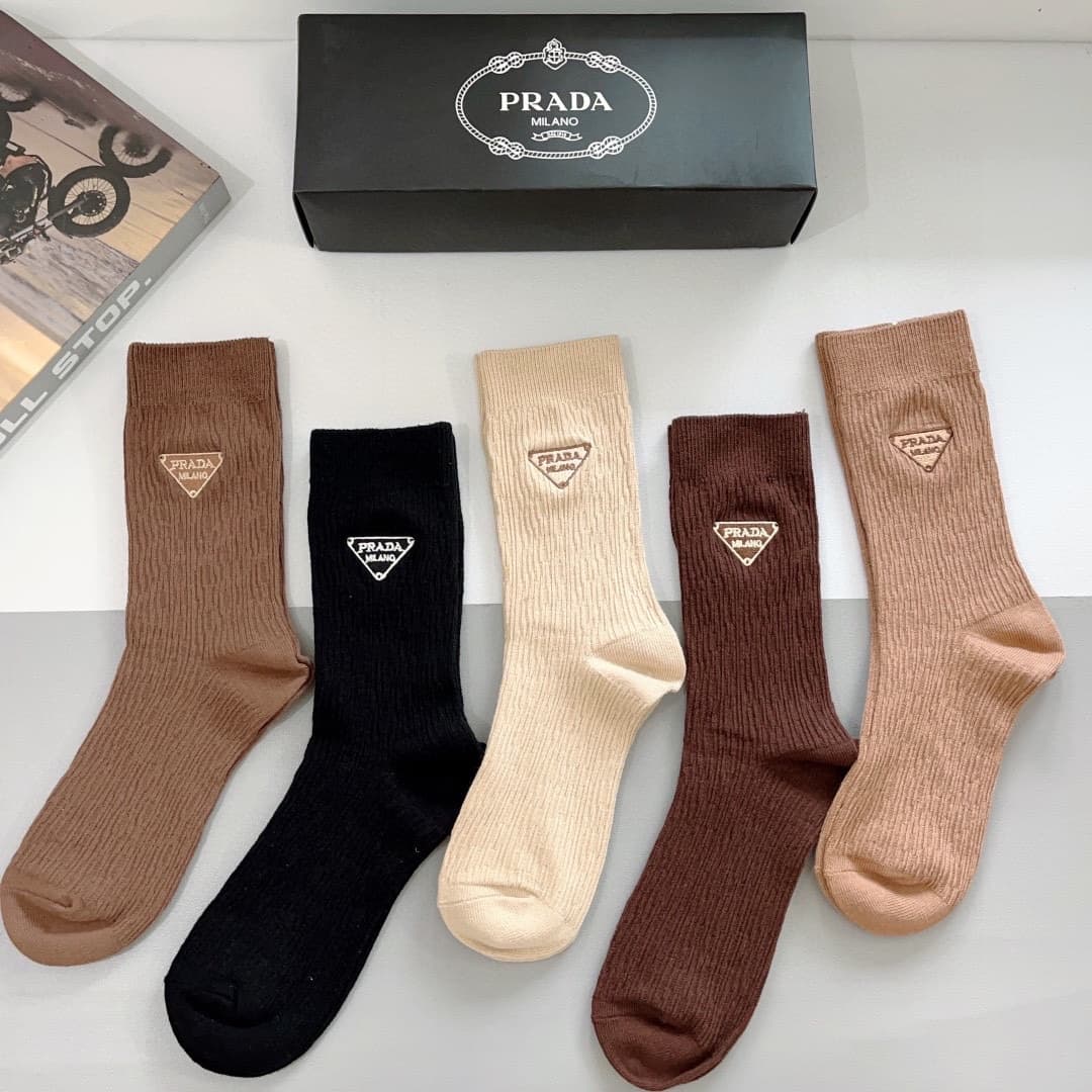 PRADA SOCKS SET - 5 PCS
