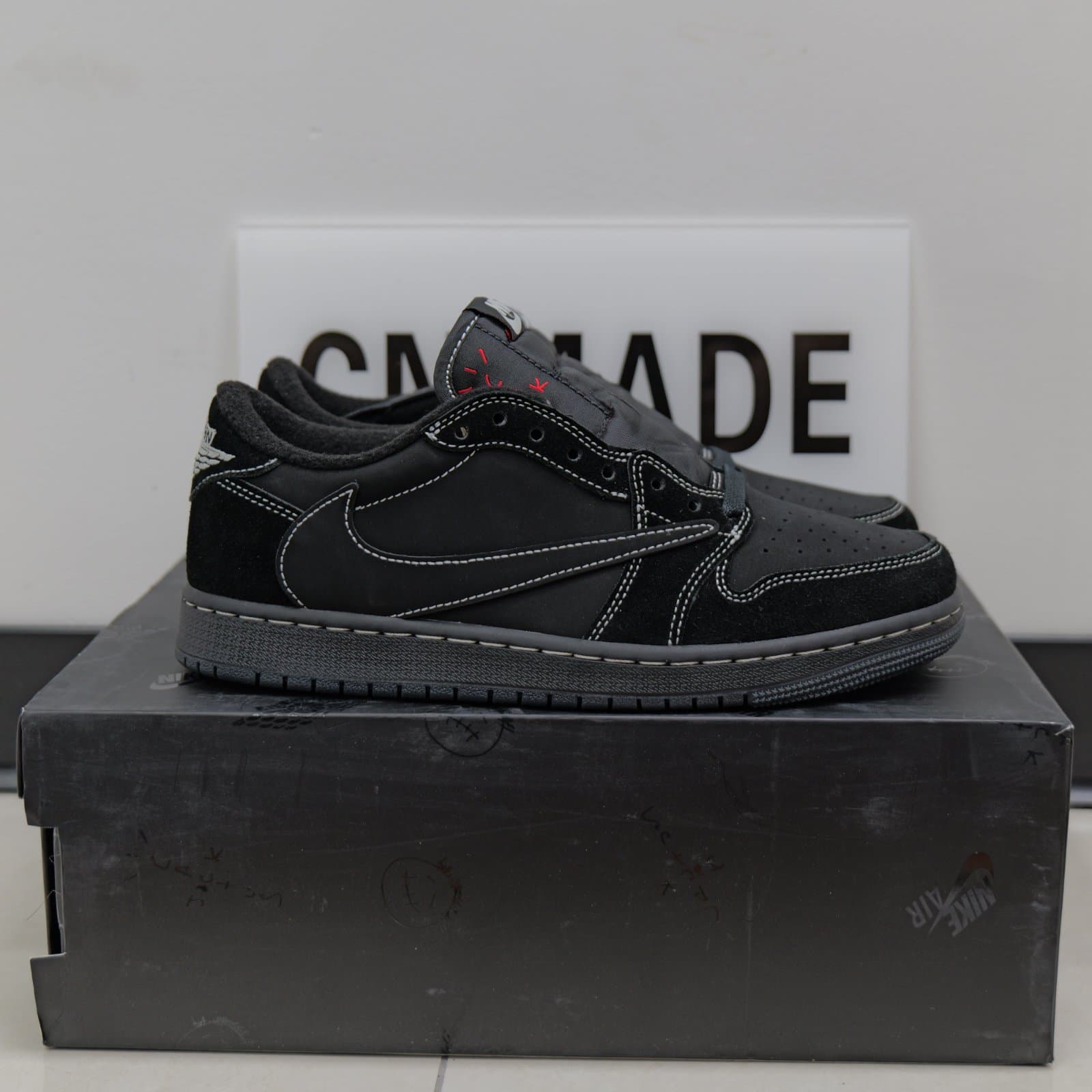 Air jordan 1 low - travis black phantom