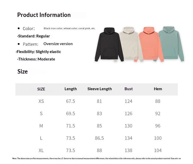 Heavyweight Oversized Hoodie Blank